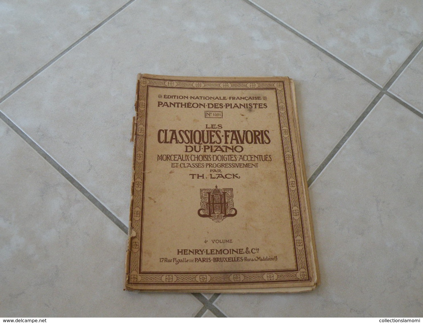 Les Classiques Favoris Du Piano -(Voir Les Photos Table Des 29 Titres)- Livre De Partition 139 Pages - Klavierinstrumenten