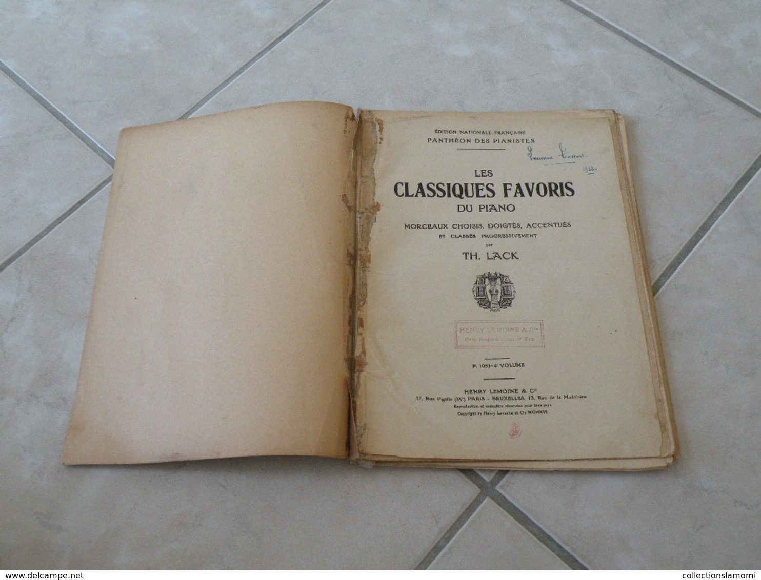 Les Classiques Favoris Du Piano -(Voir Les Photos Table Des 29 Titres)- Livre De Partition 139 Pages - Strumenti A Tastiera