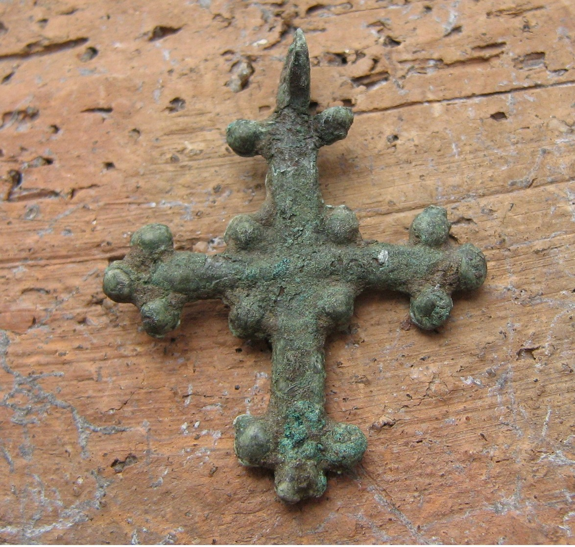 Ancient Vikings Bronze Cross 10-13 Centuries - Archéologie