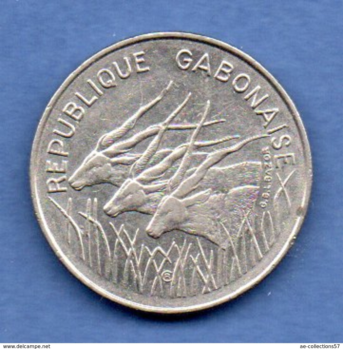 Gabon  -  100 Francs 1972 -  Km # 12   -  état  TTB+ - Gabon