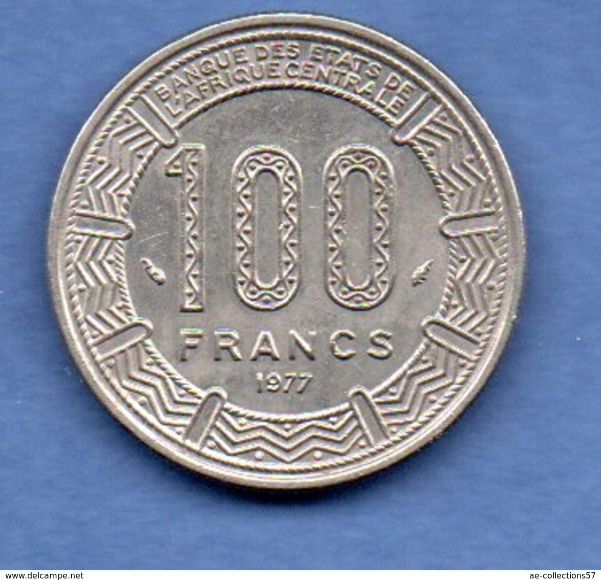 Gabon  -  100 Francs 1977 -  Km # 13   -  état SUP - Gabon