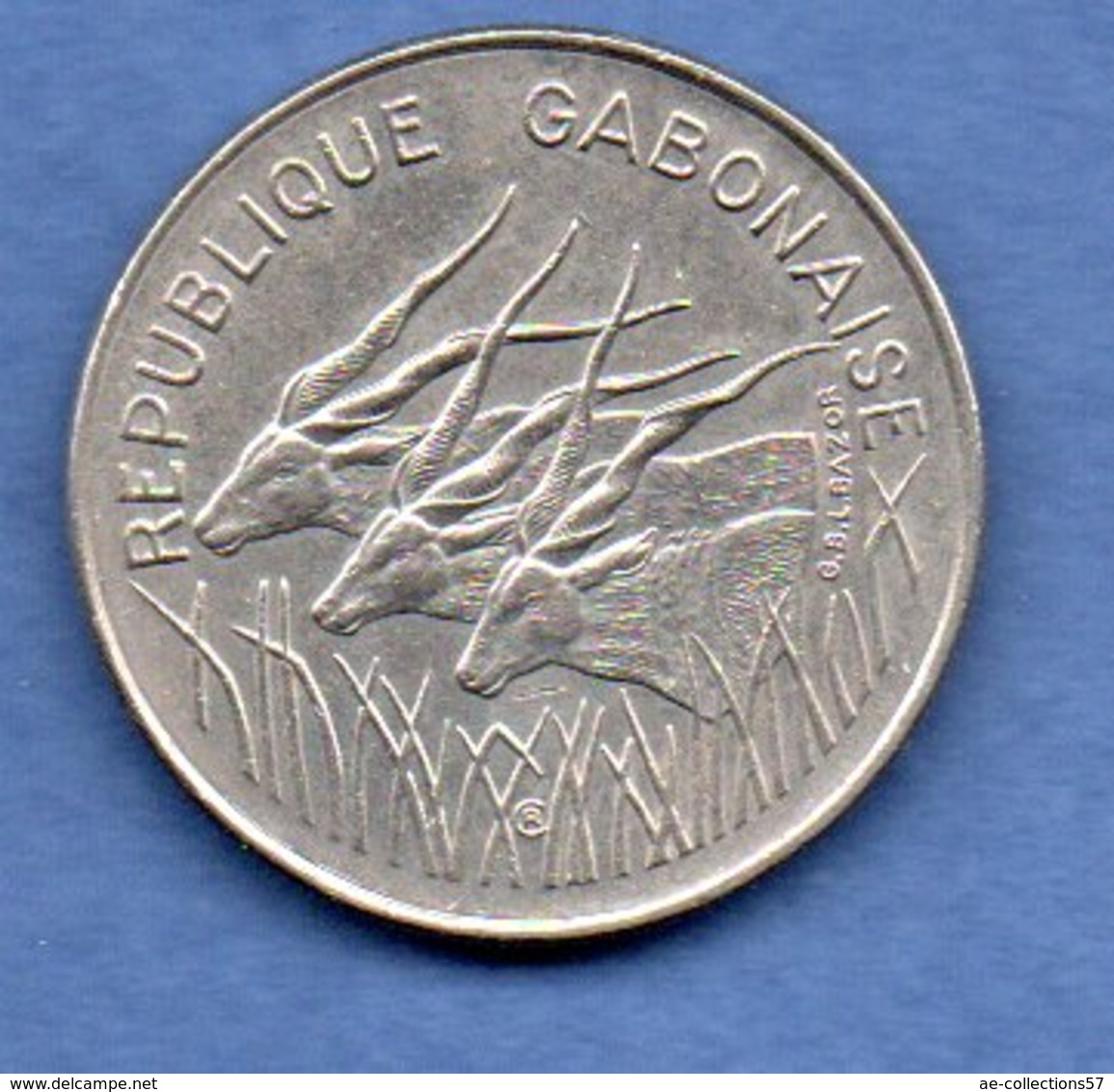 Gabon  -  100 Francs 1977 -  Km # 13   -  état SUP - Gabon