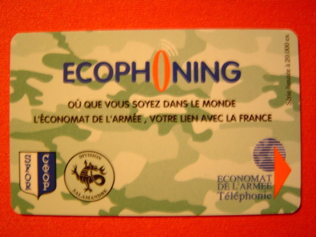 ECOPHONING VERTE / DIVISION SALAMANDRE - Armée