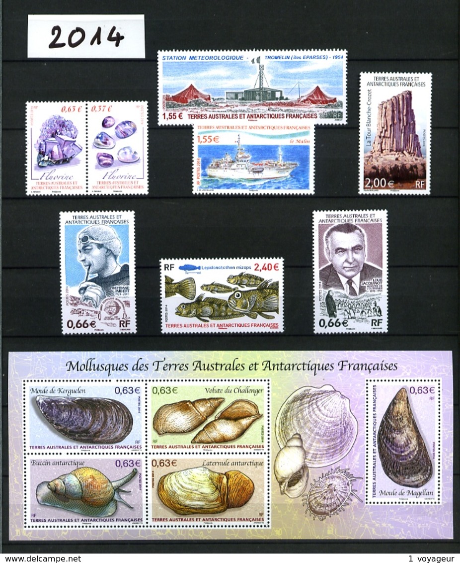 TAAF - 2014 - Lot De Timbres ( Année Complète ?) - Timbres Et Blocs - Neufs N** - Très Beaux - Annate Complete