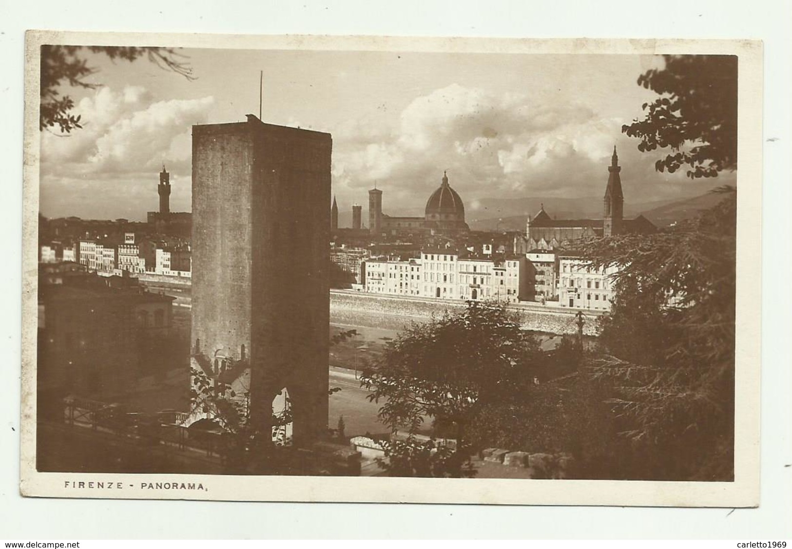 FIRENZE - PANORAMA  - VIAGGIATA   FP- 463 - - Firenze