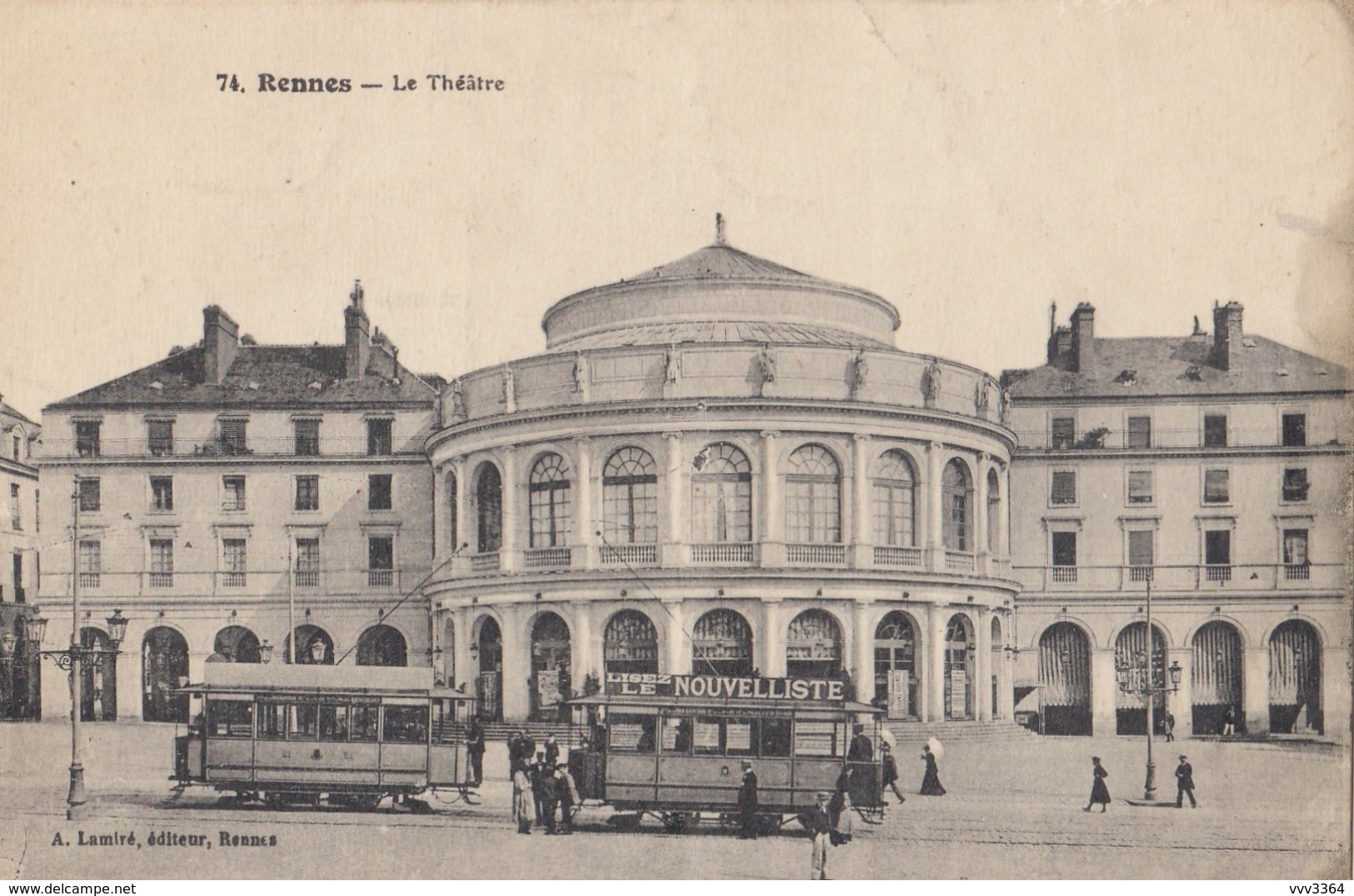 RENNES: Le Théâtre (Tramway) - Rennes