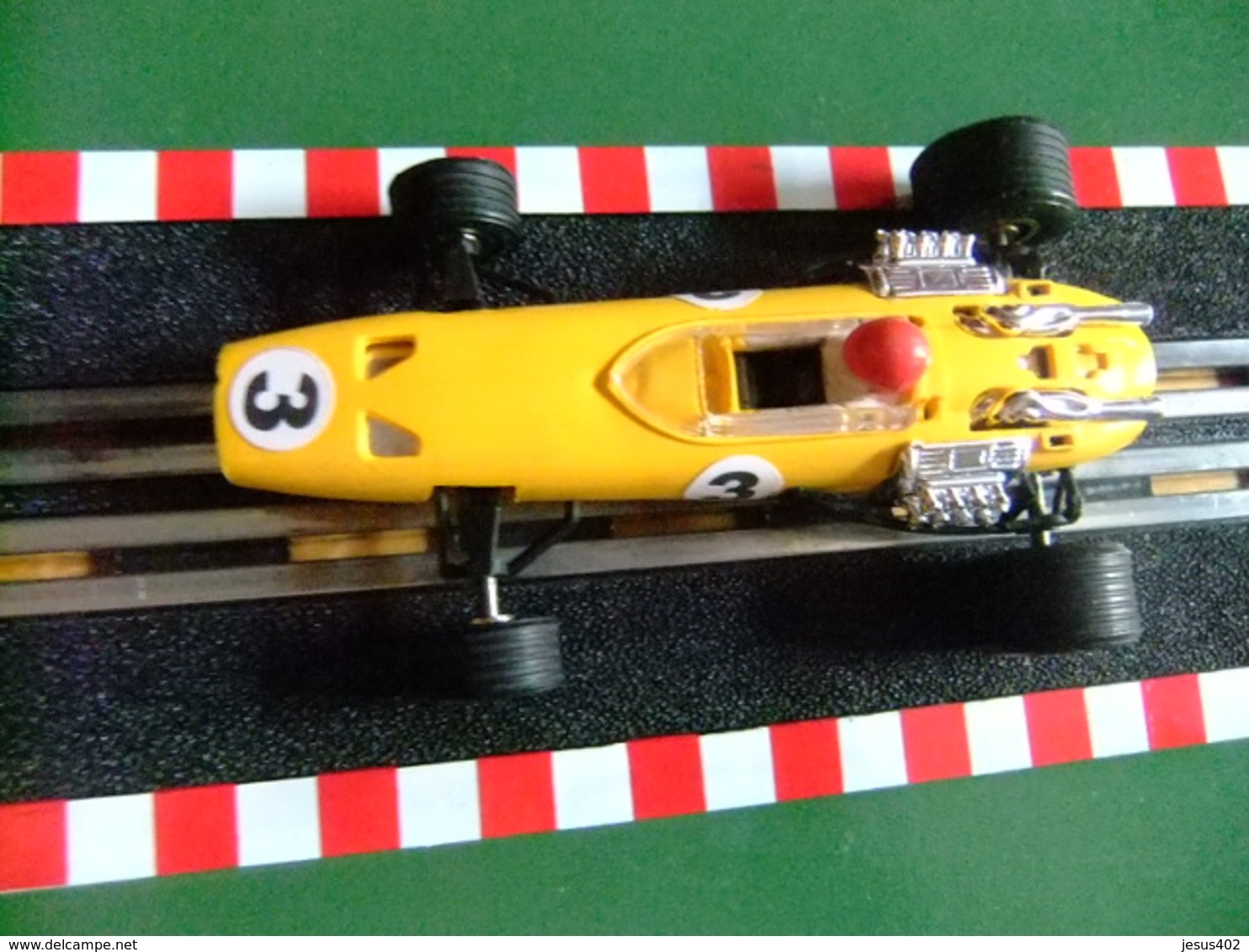 SCALEXTRIC Exin BRM Amarillo Segunda Serie Ref.C 37 Made In Spain - Road Racing Sets