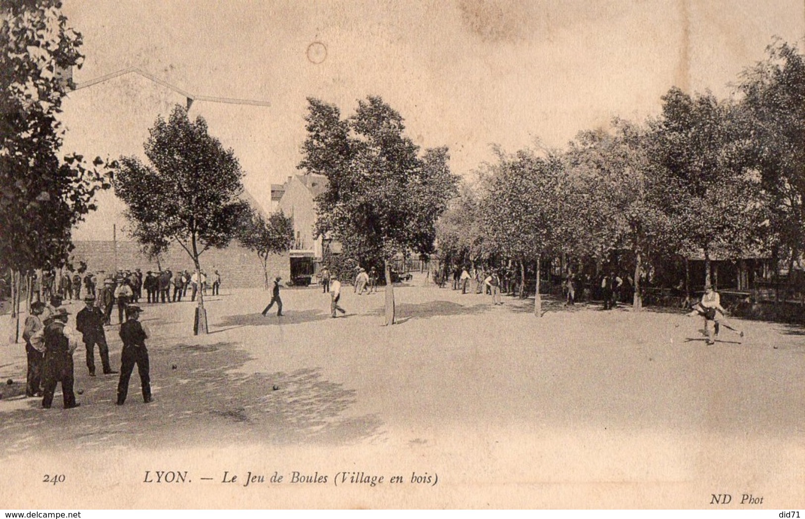 LYON - Le Jeu De Boules (Village En Bois ) - Sonstige & Ohne Zuordnung