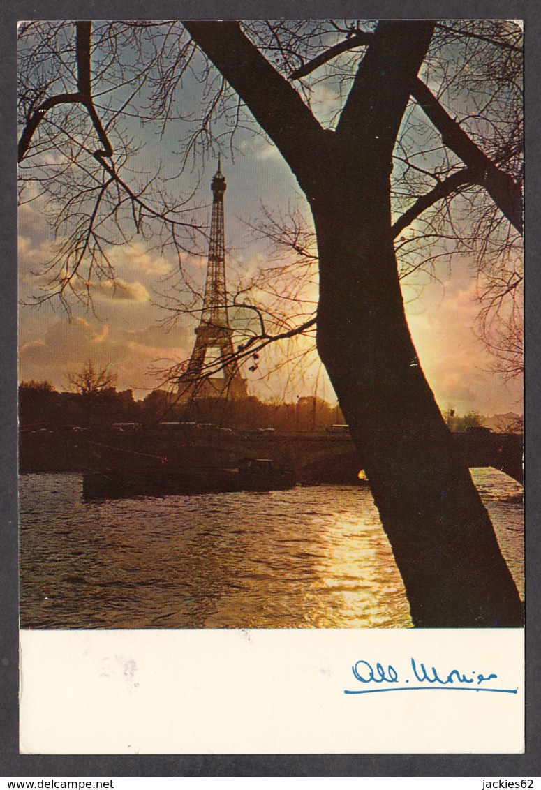 94137/ Photographe Albert MONIER, *Paris, La Seine Et La Tour Eiffel* - Monier