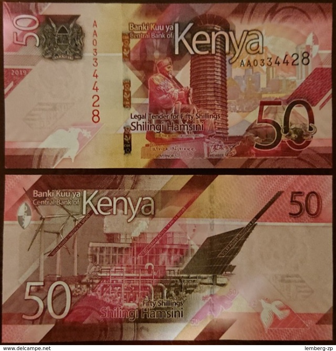 Kenya - 50 Shillings 2019 UNC Lemberg-Zp - Kenia