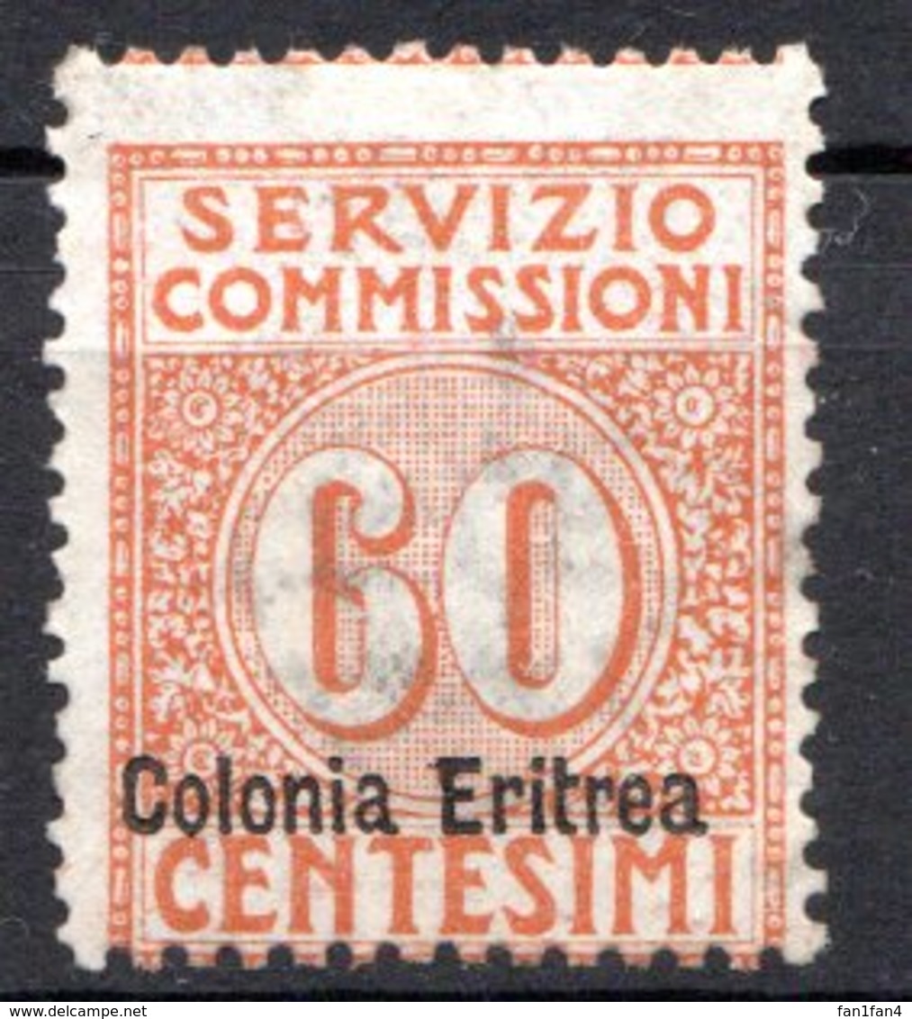 ERYTHREE (Colonie Italienne) - 1916 - Service - N° 2 - 60 C. Brun-clair - (Timbre De Service D'Italie De 1913) - Eritrea