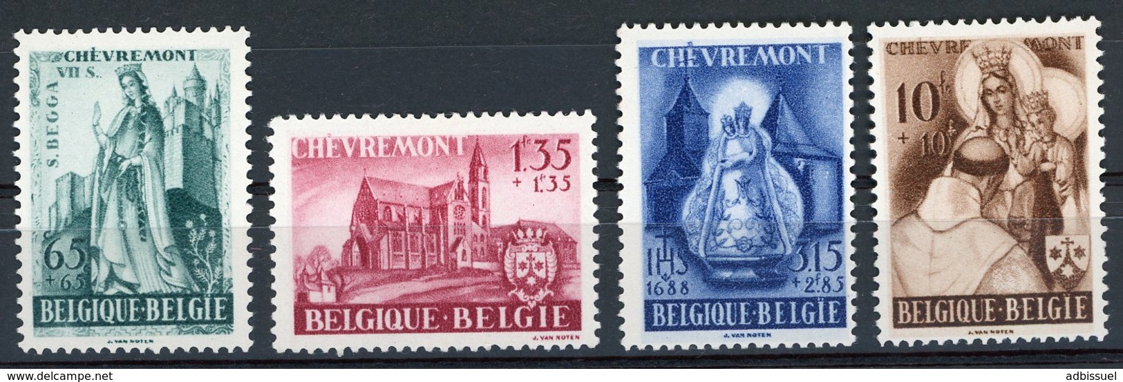 BELGIQUE 1948 N° 777 à 780 ** (MNH) Et * (MH) Voir Détails Dans La Description - Unused Stamps