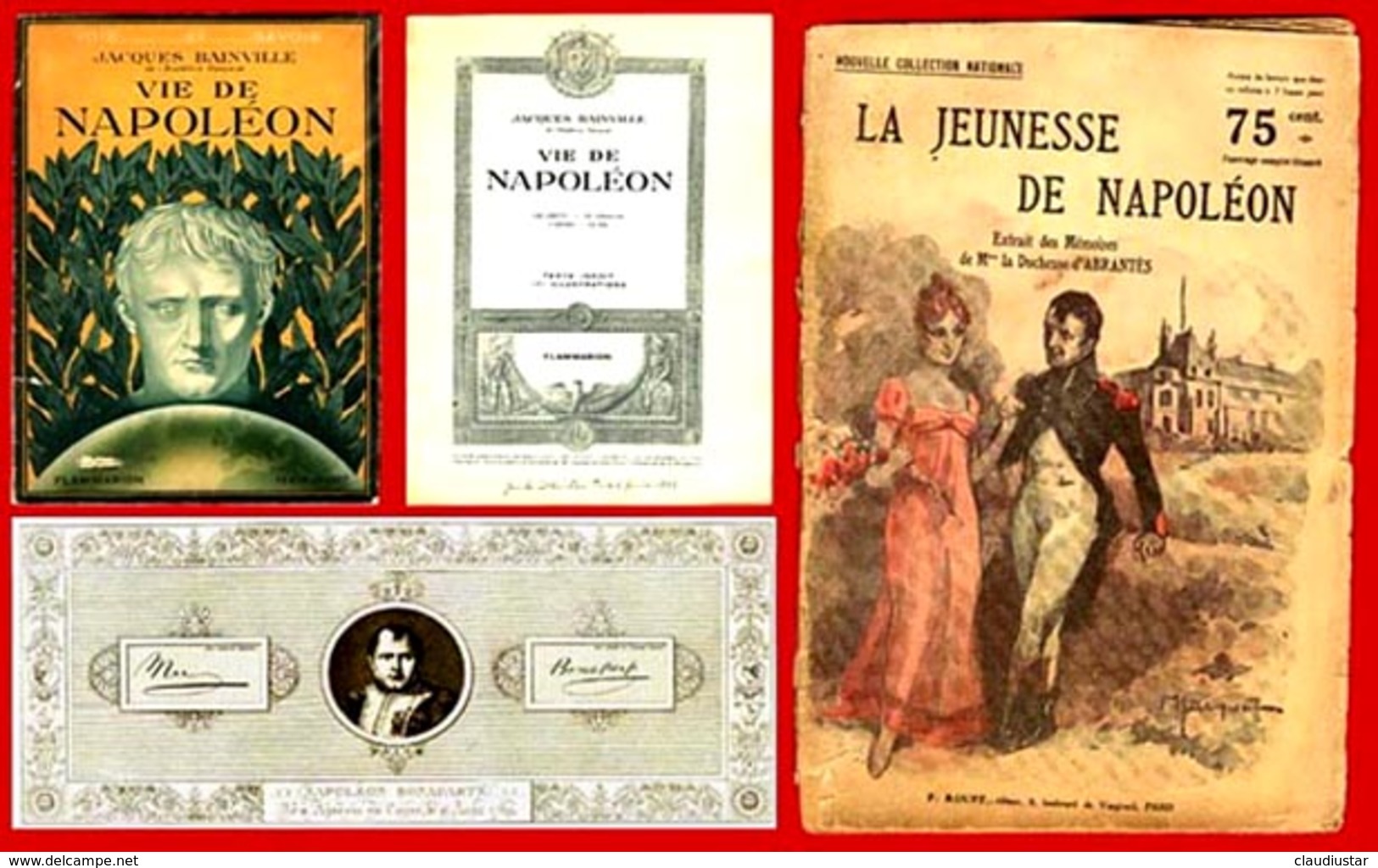 ** LA  VIE  De  NAPOLEON  1935  +  AUTRES ** - History