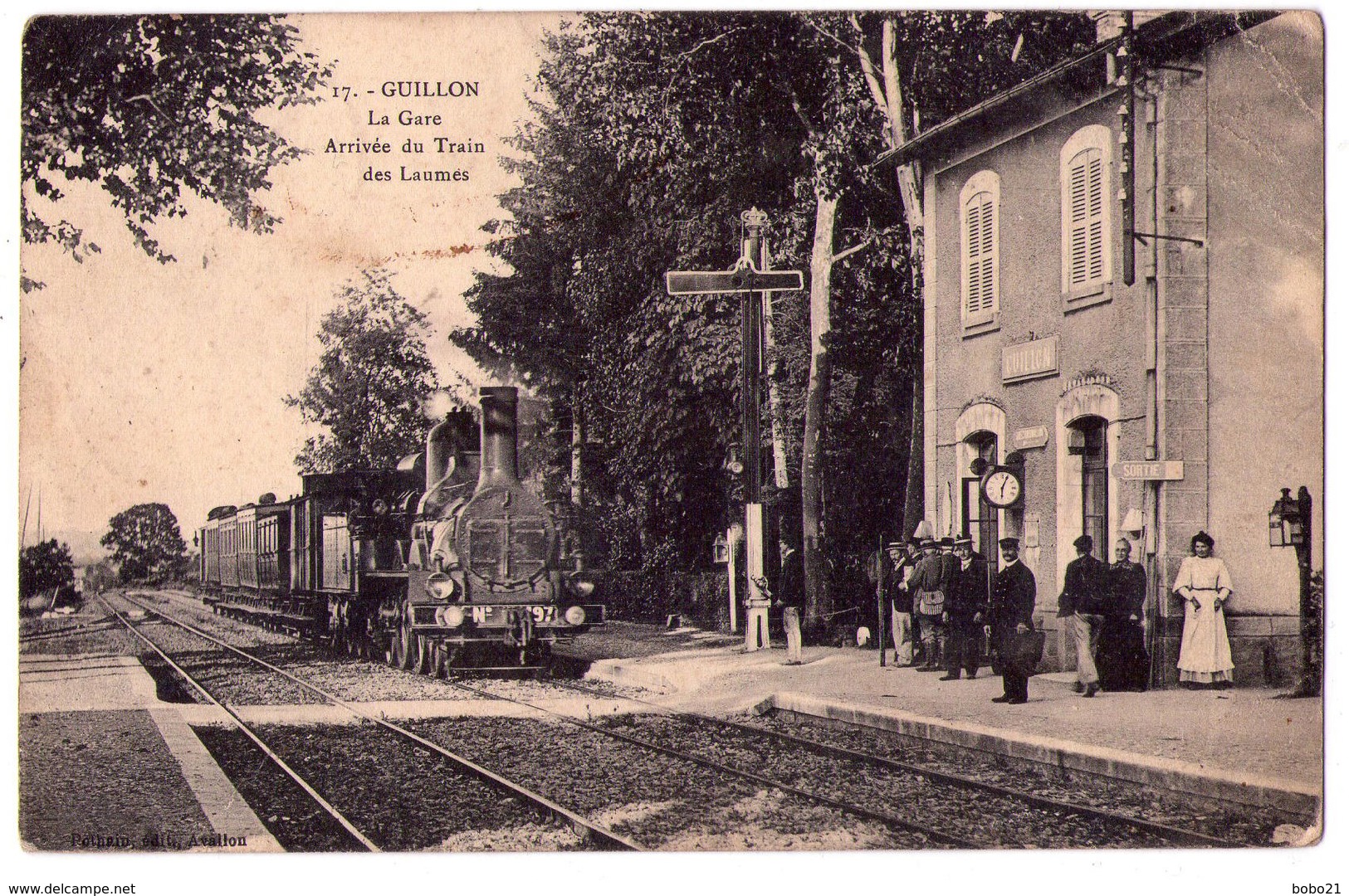 5224 - Guillon ( 89 ) - La Gare ( Arrivée Du Train Des Laumes ) - N°17 - - Guillon