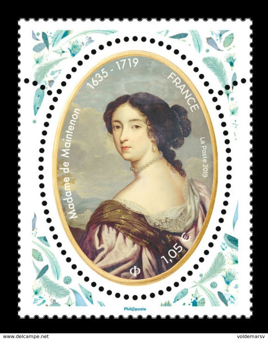 France 2019 Mih. 7371 Madame De Maintenon, Wife Of King Louis XIV Of France MNH ** - Nuovi