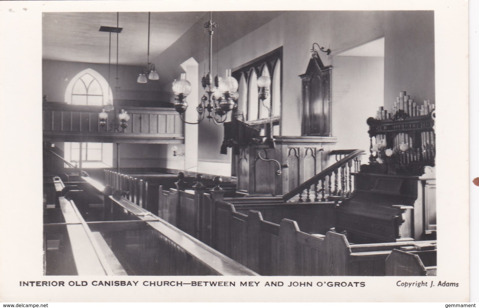 OLD CANISBAY CHURCH INTERIOR - Caithness