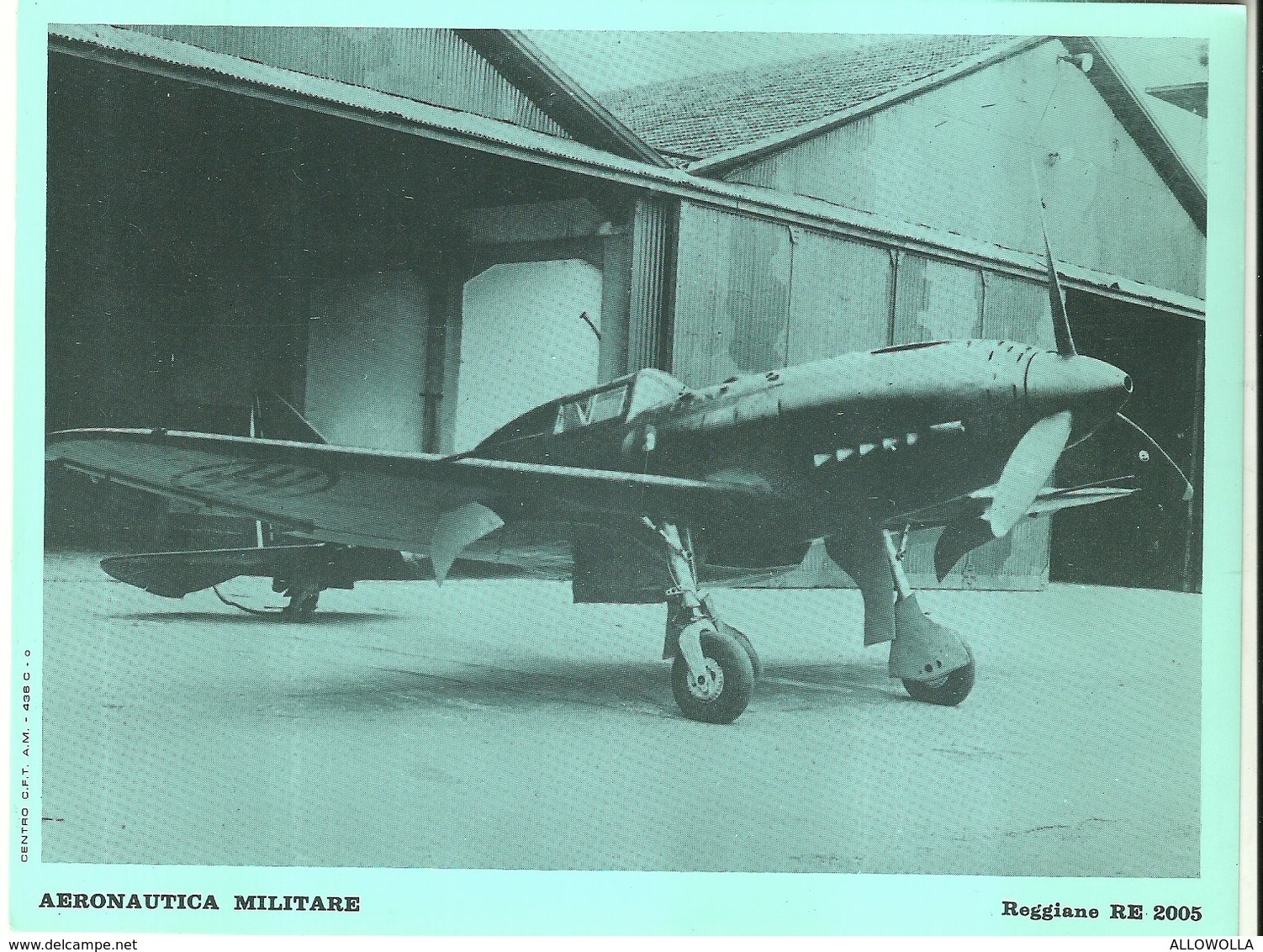 4517"AERONAUTICA MILITARE-REGGIANE RE 2500 - CENTRO C.F.T.  A.M." ORIGINALE - Aviazione