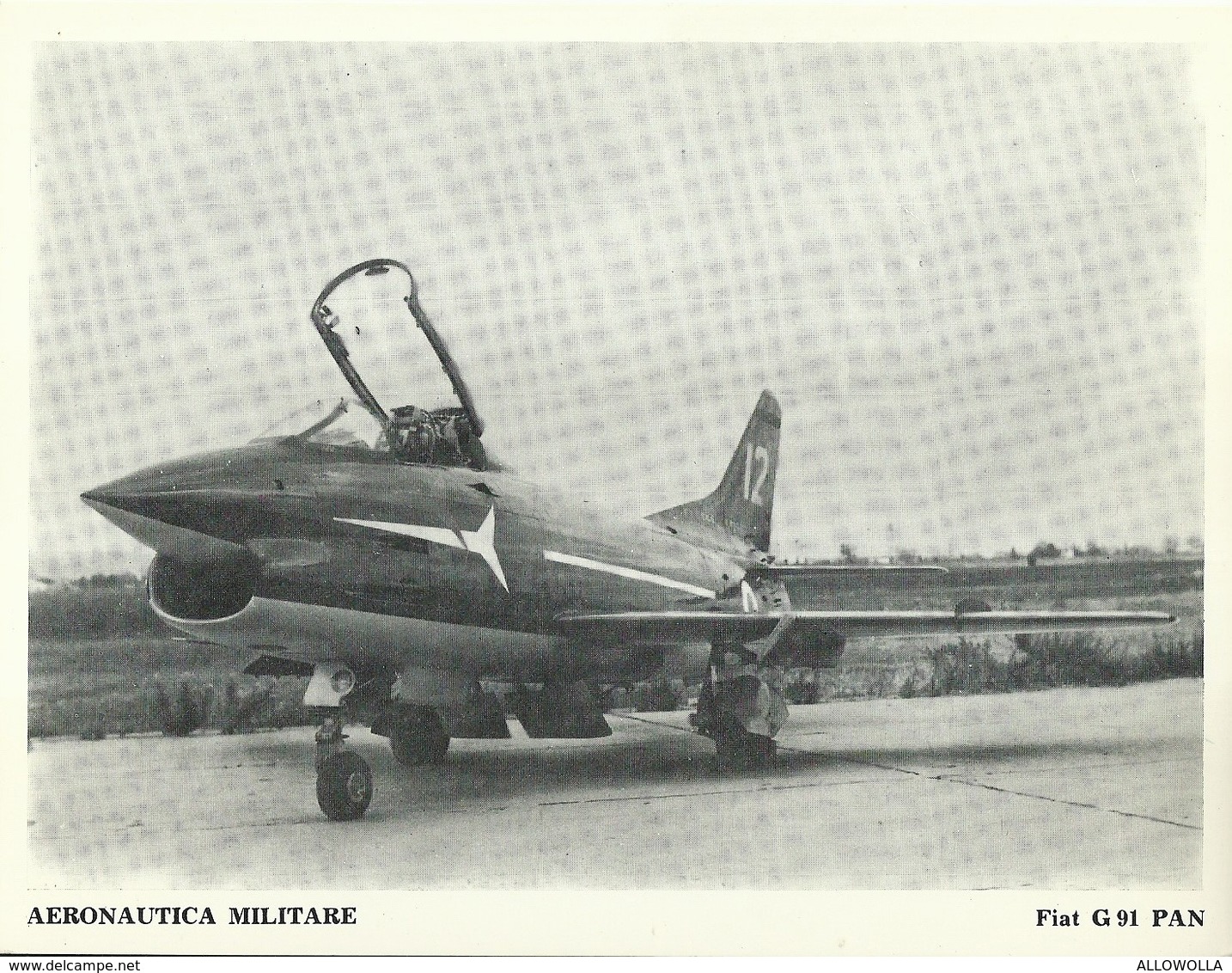 4525"AERONAUTICA MILITARE-FIAT G 91 PAN " ORIGINALE - Aviazione