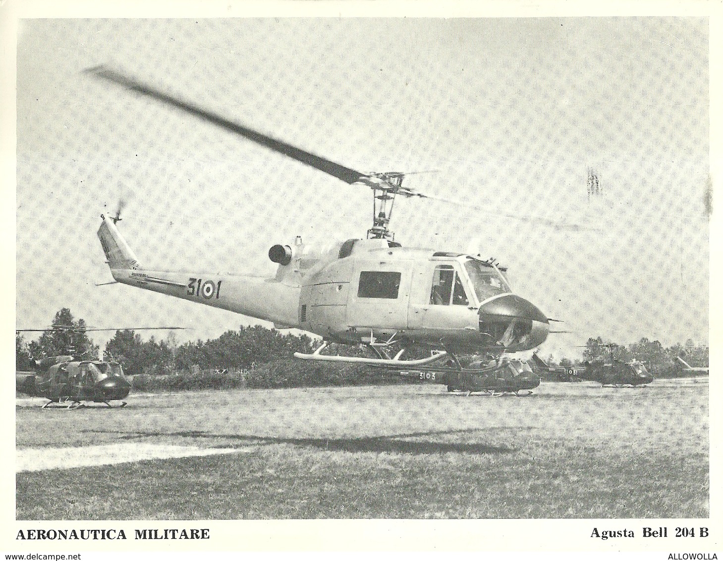 4531"AERONAUTICA MILITARE-AGUSTA BELL 204 B " ORIGINALE - Aviazione