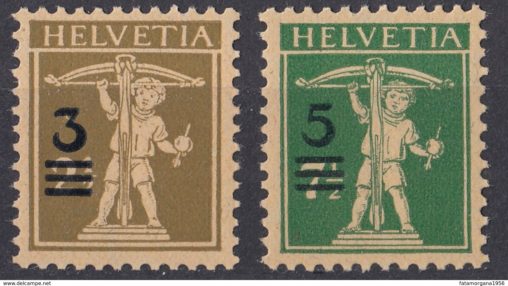 HELVETIA - SUISSE - SVIZZERA - 1930 - Serie Completa Composta Da Due Valori Nuovi MNH: Yvert 239 E 240. - Nuovi