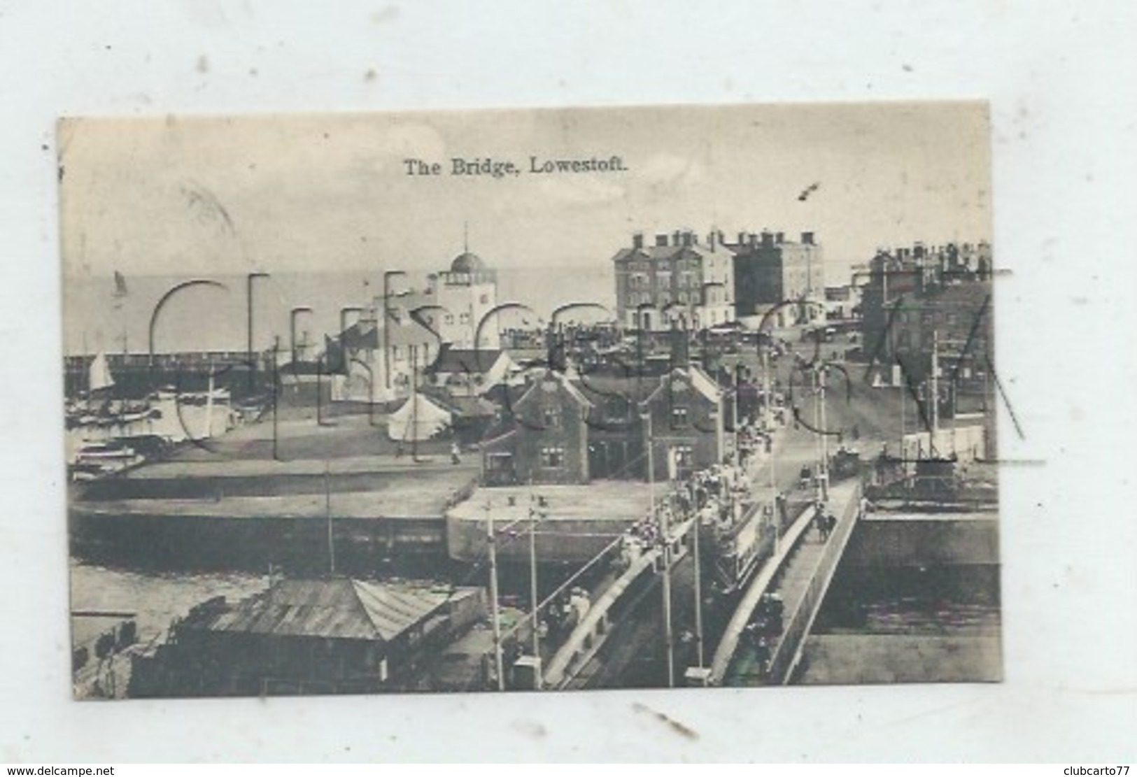 Lowestoft (Royaume-Uni, Suffolk) : View Gneral Of The Bridge In 1910 (lively) PF - Lowestoft