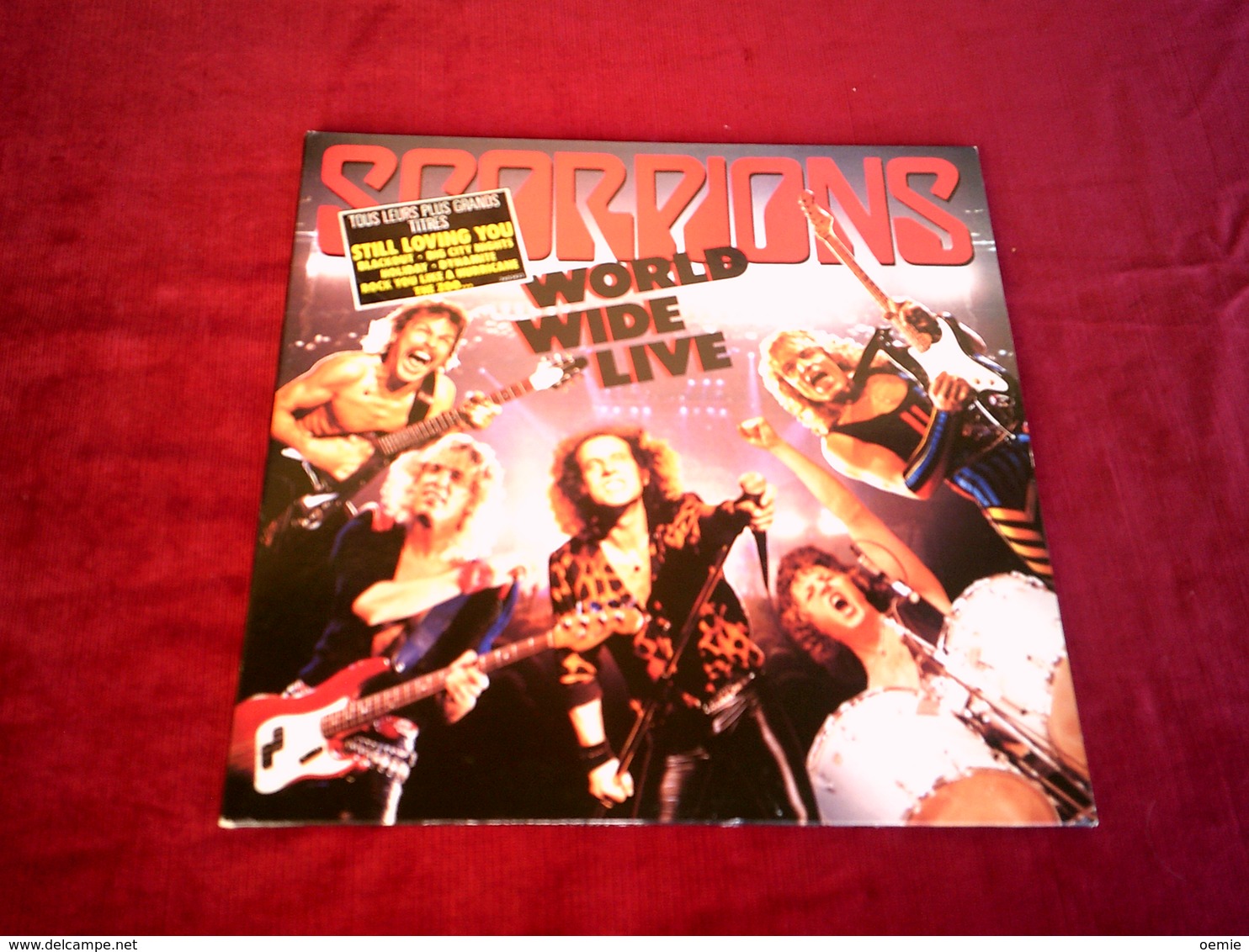 SCORPIONS  °   WORLD WIDE LIVE  Album  Double - Rock