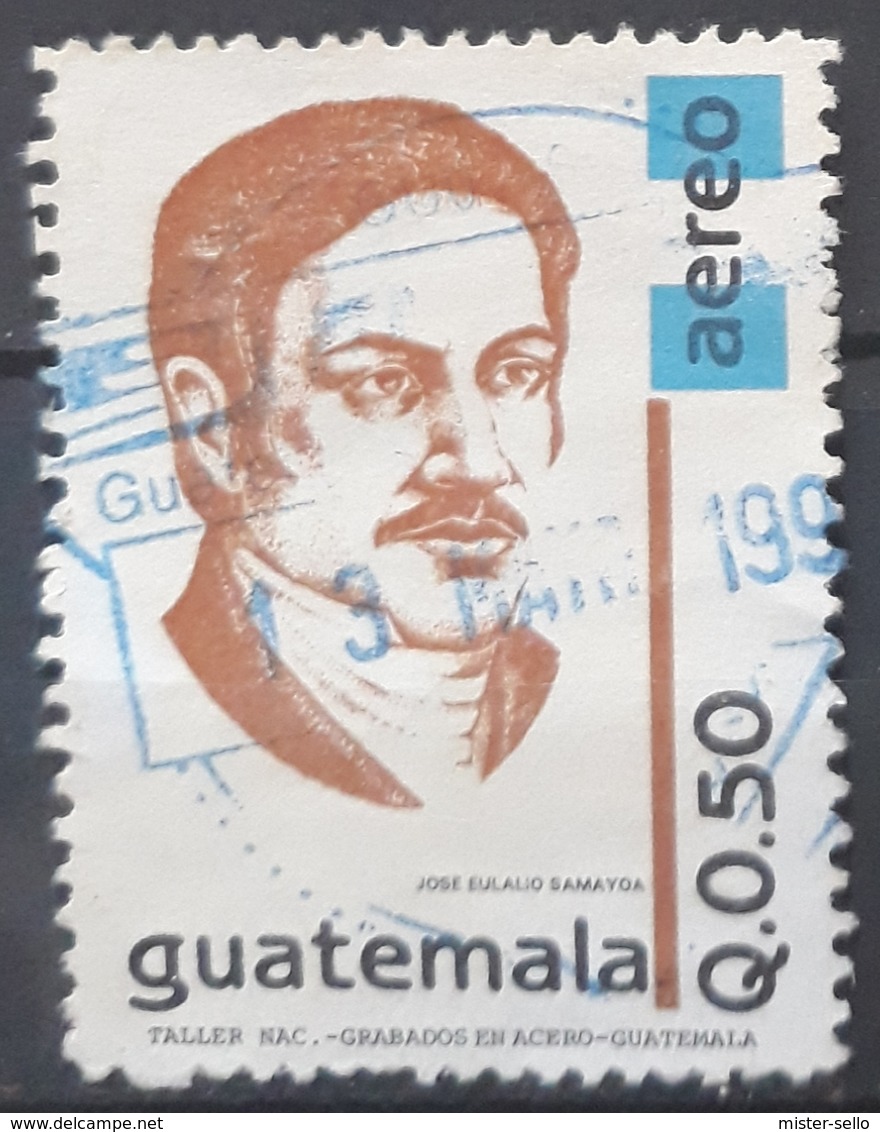 GUATEMALA 1996 Airmail - Personalities. USADO - USED. - Guatemala