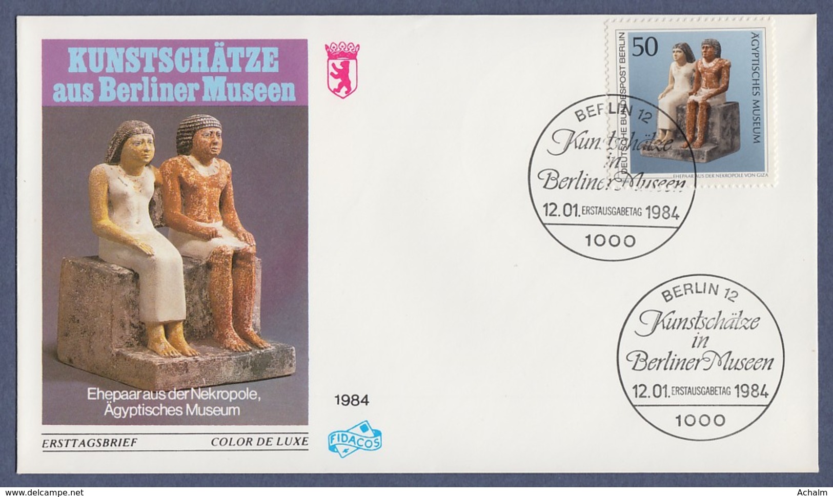 Berlin FDC 1984 - MiNr. 709 - Kunstschätze In Berliner Museen (G) - Sonstige & Ohne Zuordnung