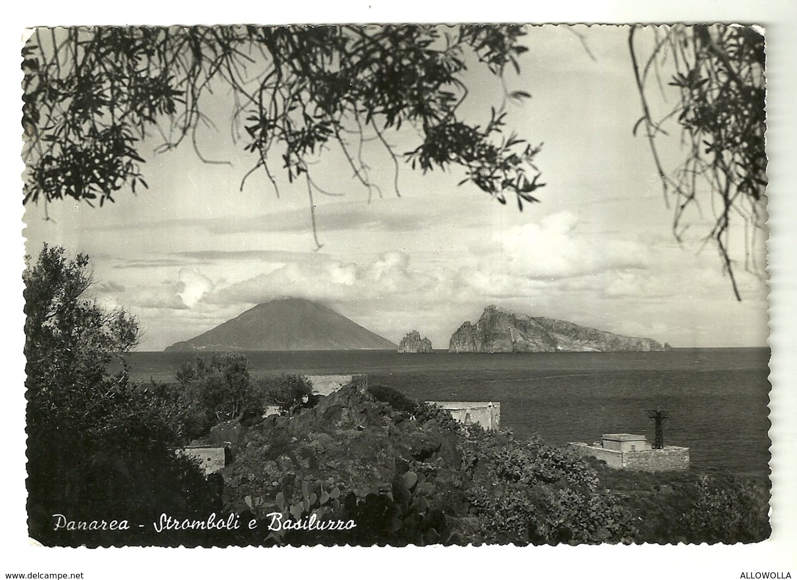 4559 " PANAREA-STROMBOLI E BASILUZZO "-CART. POST.ORIG.  SPED 1957 - Messina