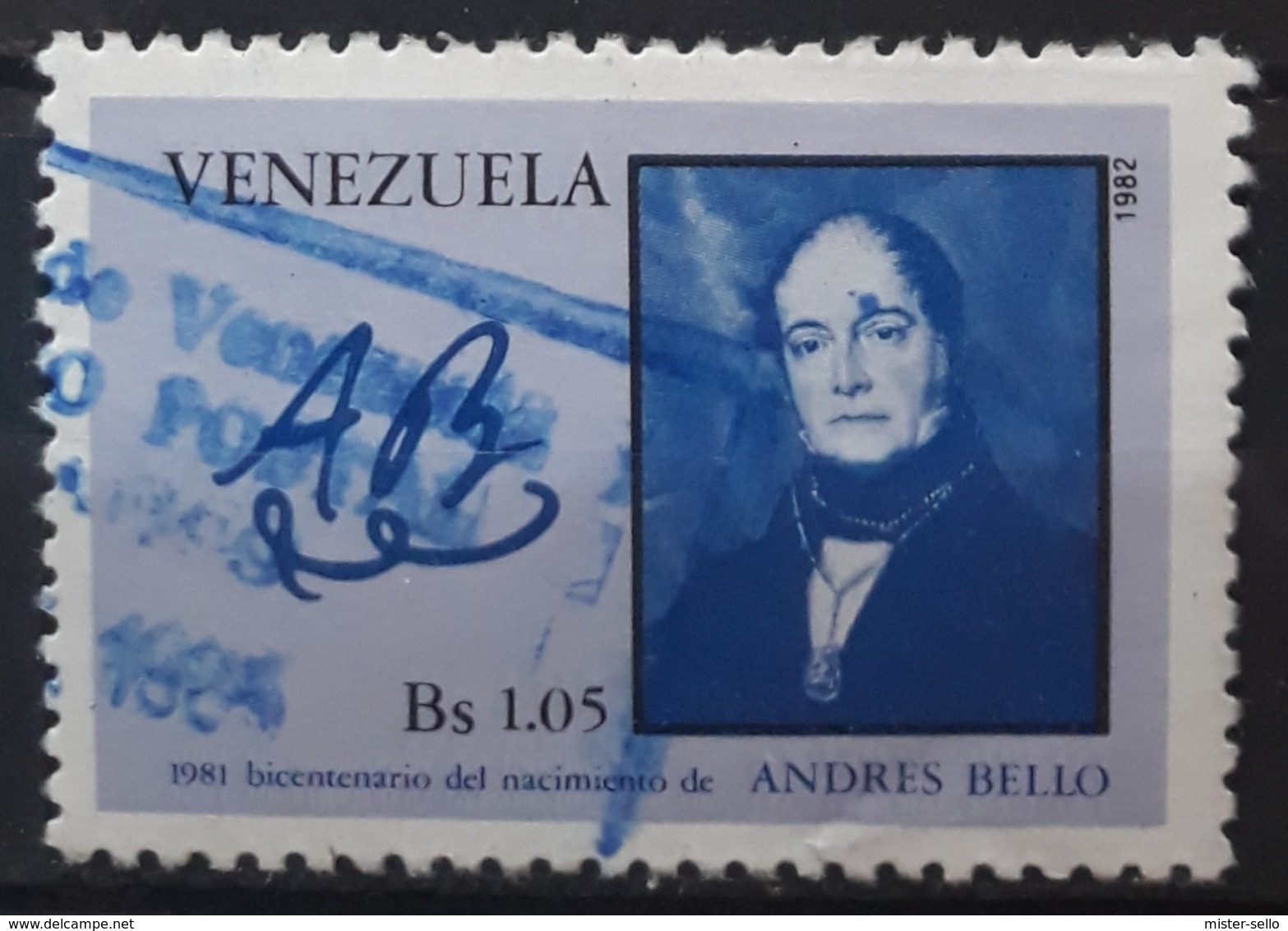 VENEZUELA 1982 The 100th Anniversary Of The Birth Of Andres Bello, 1781-1865. USADO - USED. - Venezuela