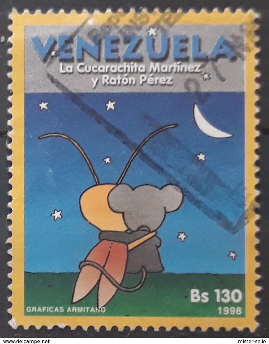 VENEZUELA 1998 Children's Stories - "Martinez Cockroach And Perez Rat. USADO - USED. - Venezuela