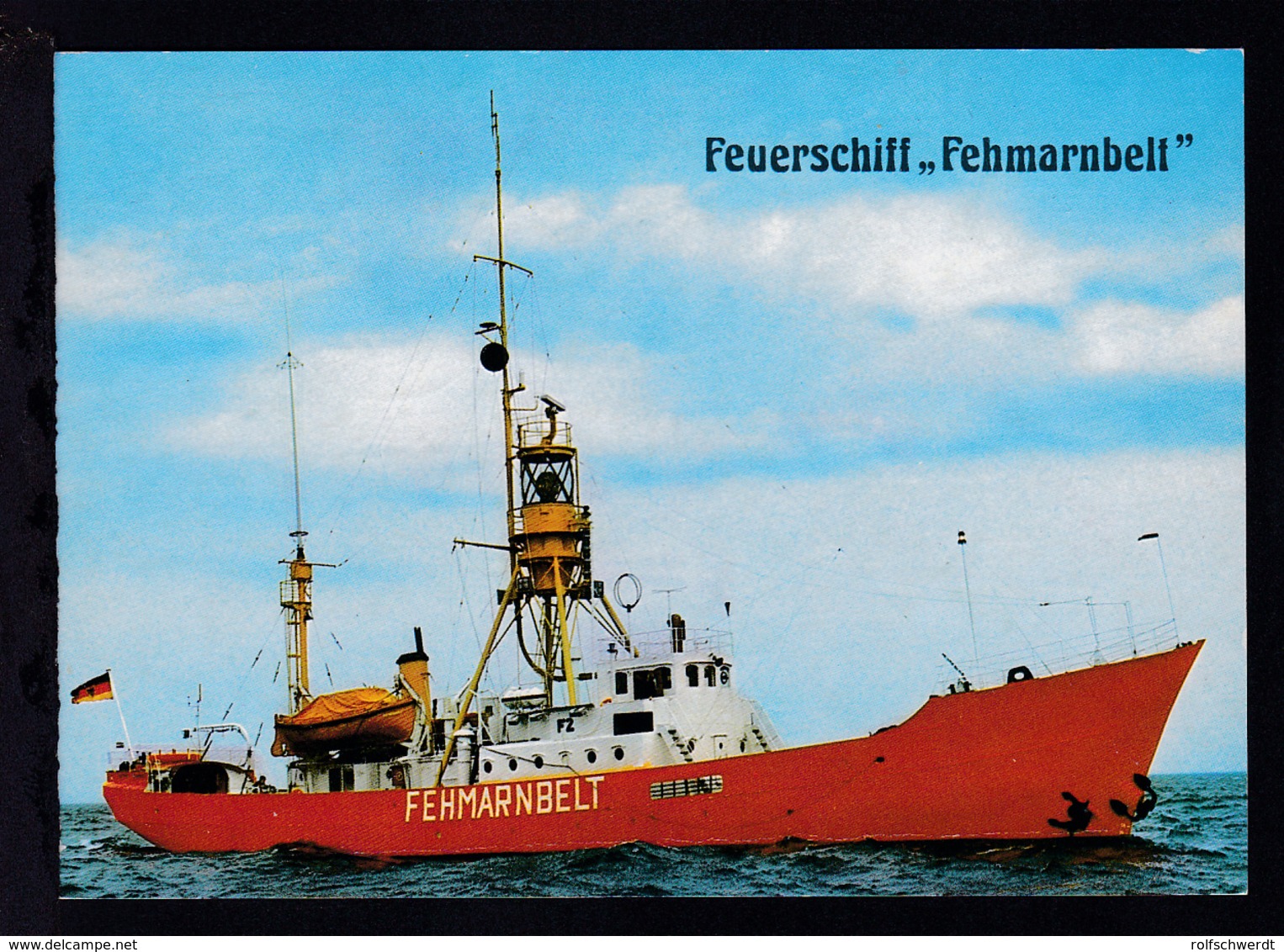 OSt. Lübeck 27.10.99 + Cachet Feuerschiff Fehmarnbelt Auf CAK (Feuerschiff - Sonstige & Ohne Zuordnung