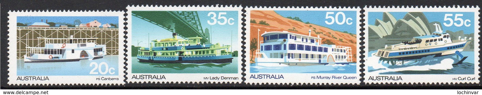 AUSTRALIA, 1979 FERRIES 4 MNH - Mint Stamps