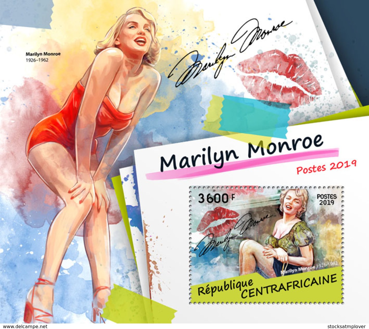 Central Africa 2019  Marilyn Monroe S01903 - Central African Republic