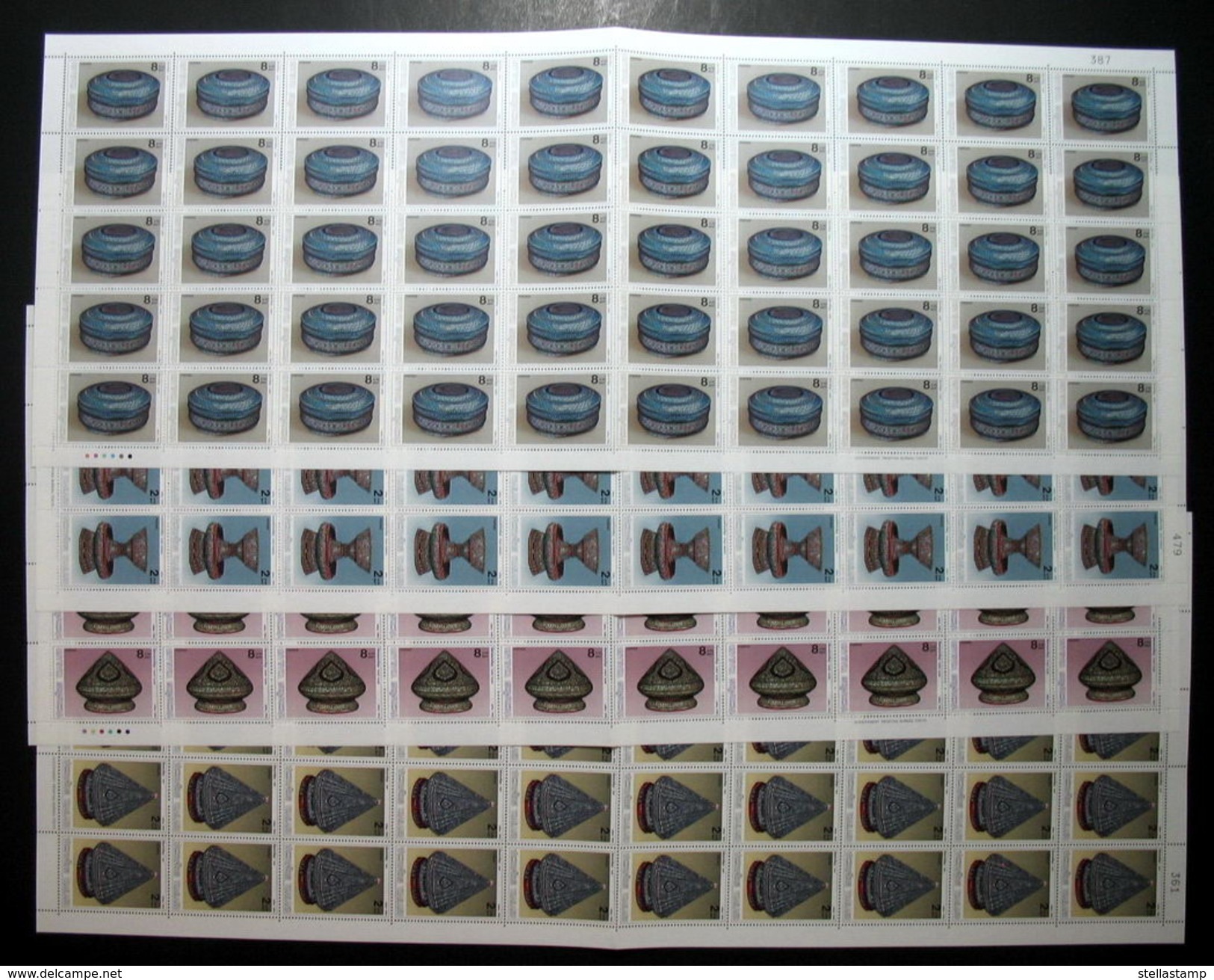 Thailand Stamp FS 1990 Thai Heritage Conservation 3rd (50) - Thailand