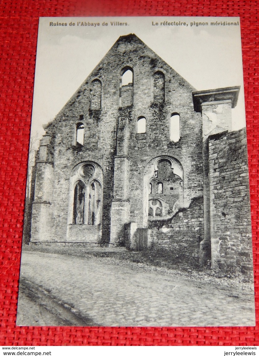 VILLERS LA VILLE  -  Ruines De L'Abbaye De Villers  -  Le Réfectoire, Pignon Méridional - Villers-la-Ville