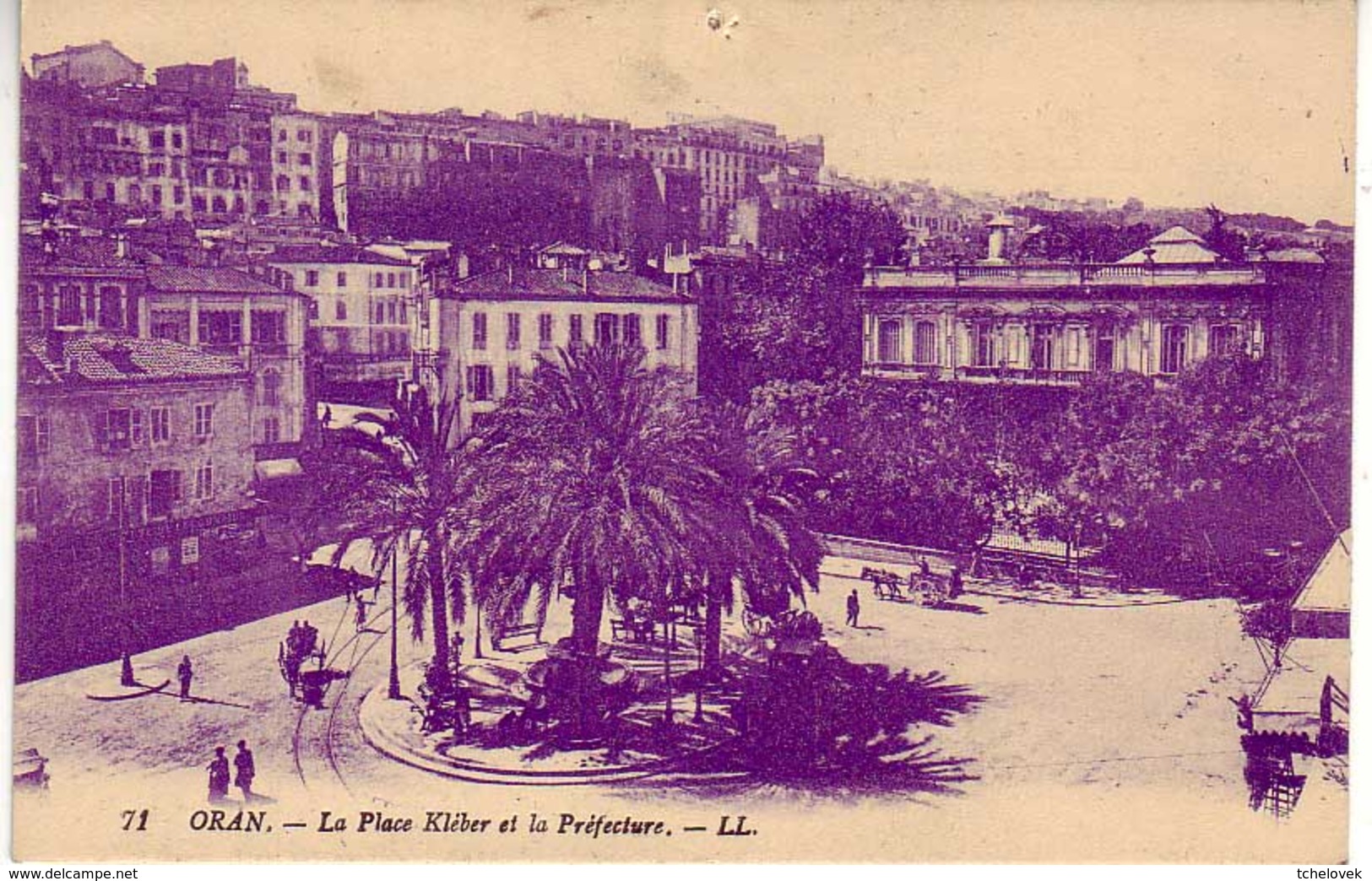 (99). Algerie. Algéria. 307 Oran. Corniche Fort Mera El Kebir Baie Santa Cruz & 109 Parc Municipal & 71 Pl Kleber & 103 - Oran