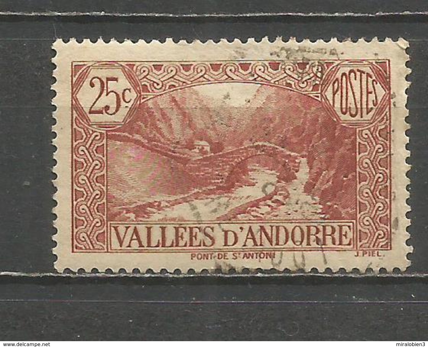 ANDORRA FRANCESA YVERT NUM. 61  USADO - Used Stamps