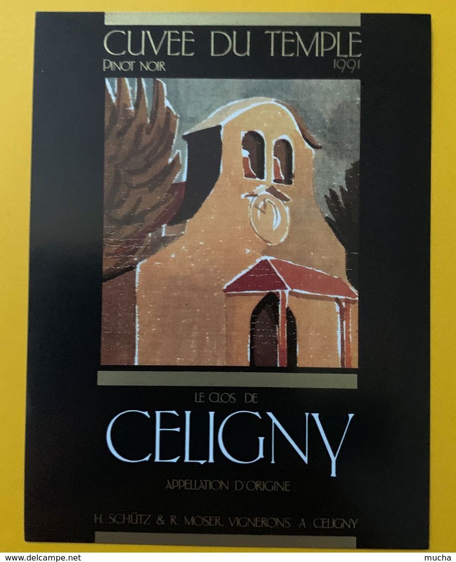 10477 - Cuvée Du Temple 1992 Pinot Noir Le Clos De Céligny Suisse - Autres & Non Classés