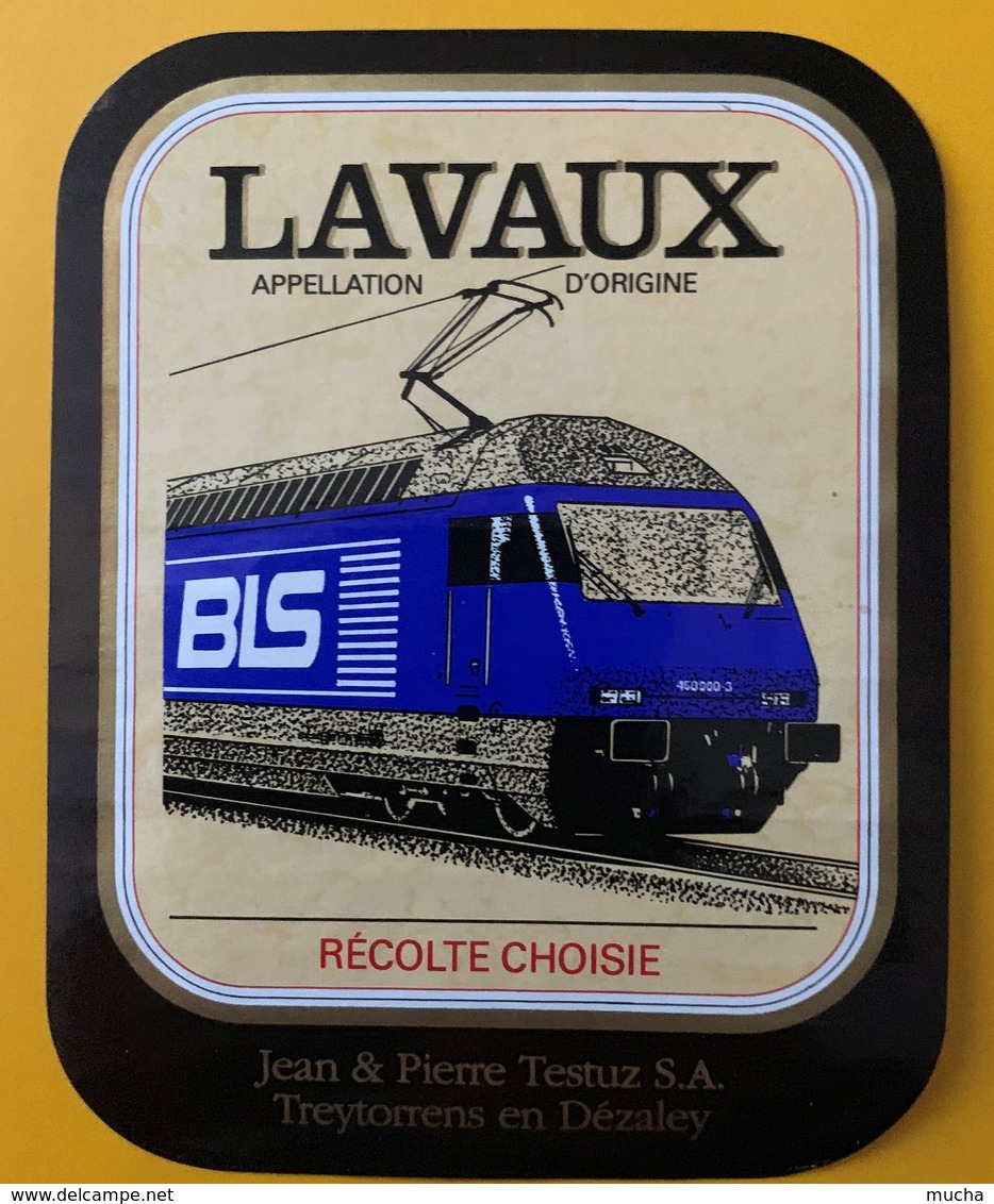 10482 - Locomotive Cie BLS Lavaux Jean & Pierre Testuz Suisse - Trains