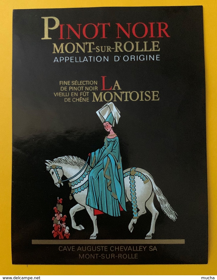 10485 - Pinot Nor La Montoise Cave Auguste Chevalley Mont-sur-Rolle  Suisse - Autres & Non Classés