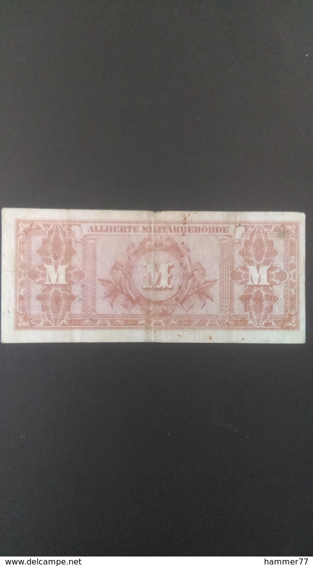 Germany Allied Occupation 50 Mark Banknote 1944 - Other & Unclassified