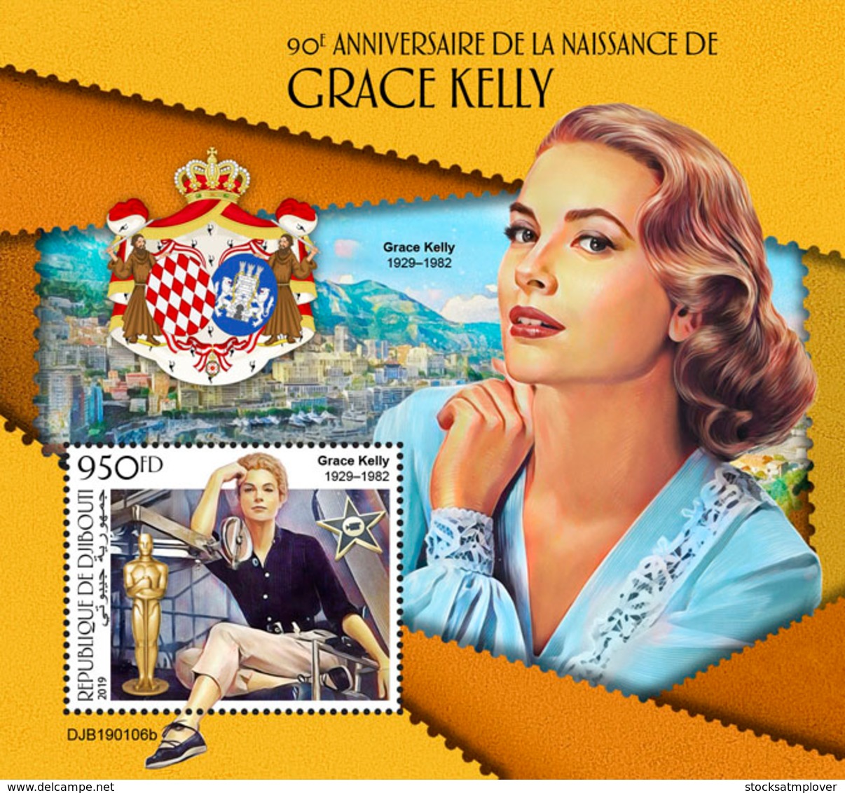 Djibouti 2019  Grace Kelly   S201903 - Djibouti (1977-...)