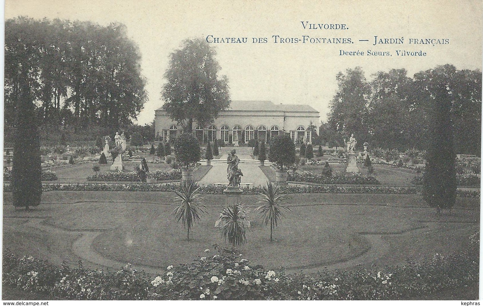 VILVORDE - VILVOORDE : Chateau Des Trois-Fontaines - Jardin Francais - Vilvoorde