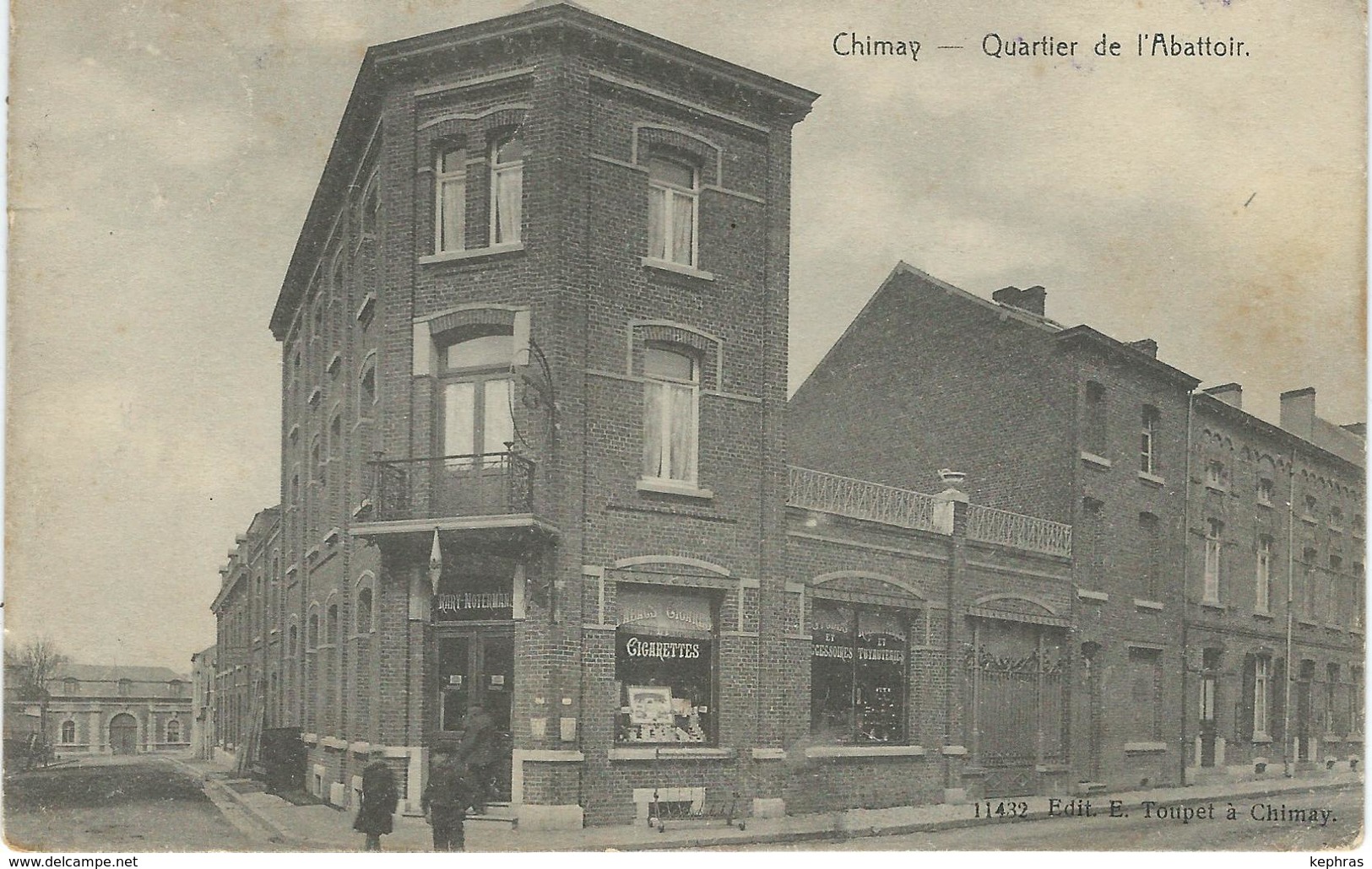 CHIMAY : Quartier De L'Abattoir - TRES RARE CPA - Cachet De La Poste 1909 - Chimay