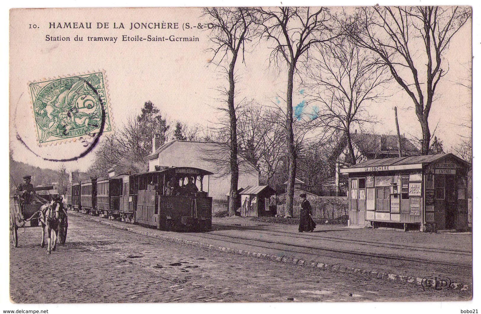 5234 - Hameau De La Jonchère ( Anciennement S. & O. ) 92 - Station Du Tramway Etoile- Saint-Germain -n°10 - E.L.D. - - Andere & Zonder Classificatie