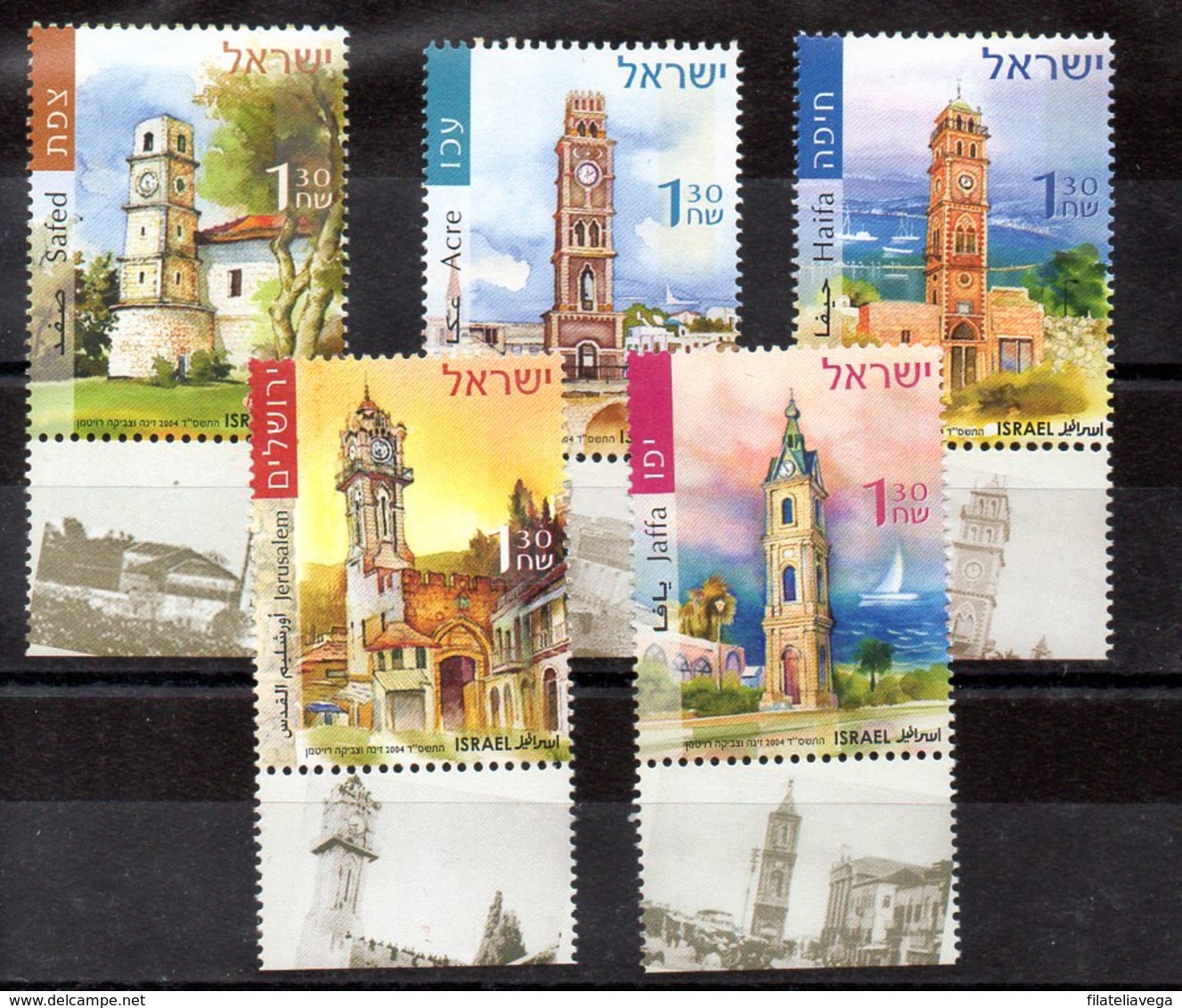 Serie De Israel Nº Yvert 1705/09 ** - Nuevos (con Tab)