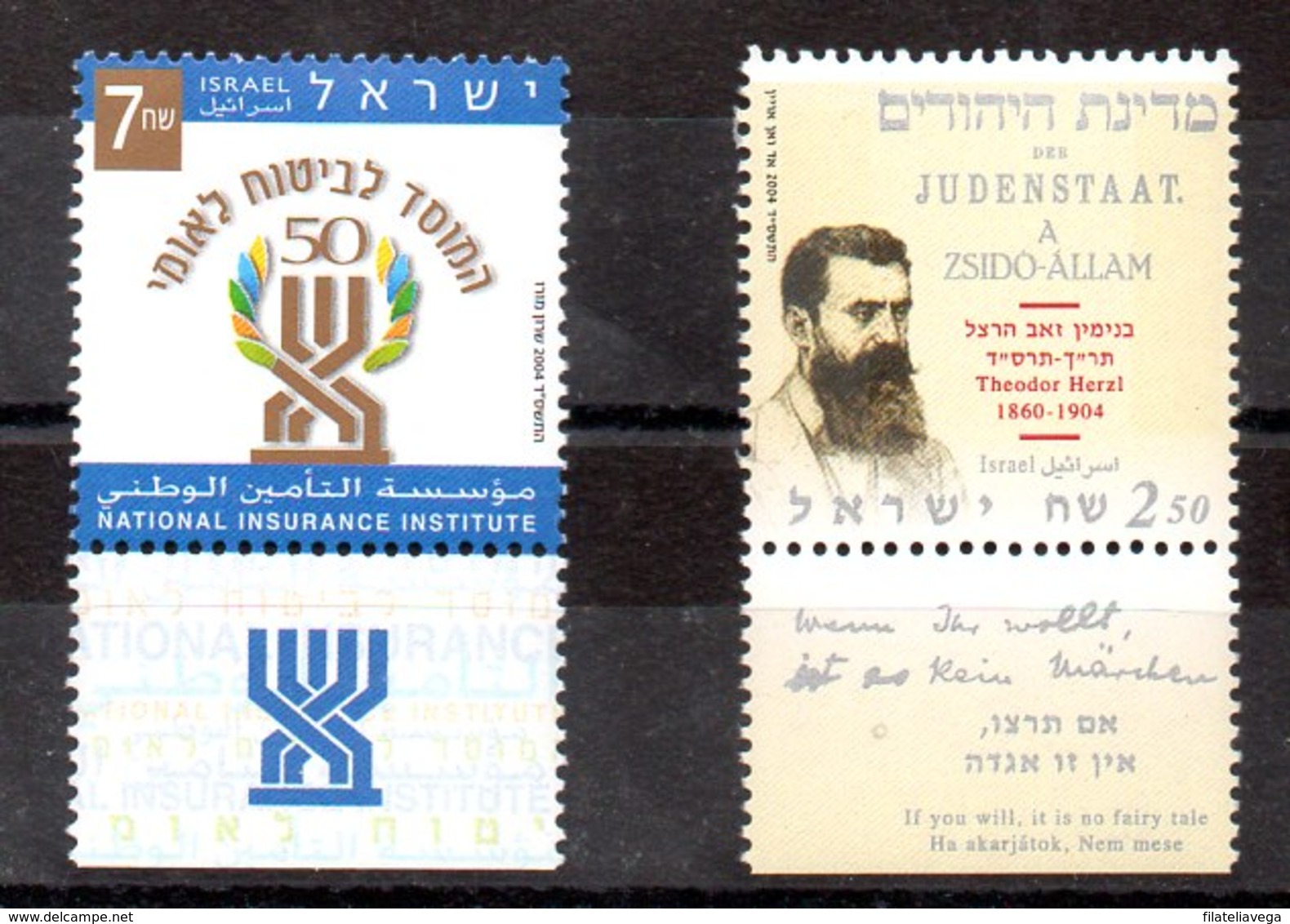 Serie De Israel Nº Yvert 1715+1716 ** - Nuevos (con Tab)