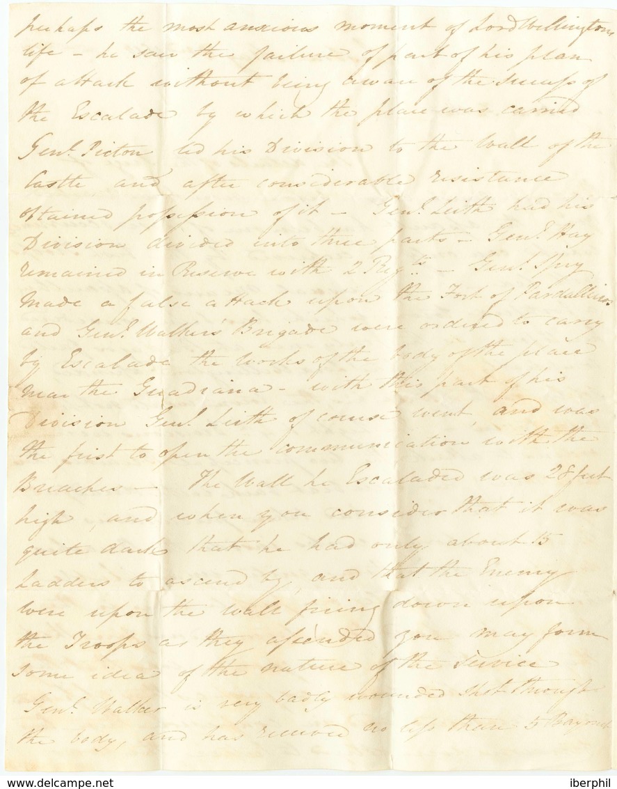 France. COVER. 1812. (May 2nd). LISBON To SCOTLAND (letter From Officer Andrew Leith Hay, Field Aide Of His Uncle Genera - Otros & Sin Clasificación