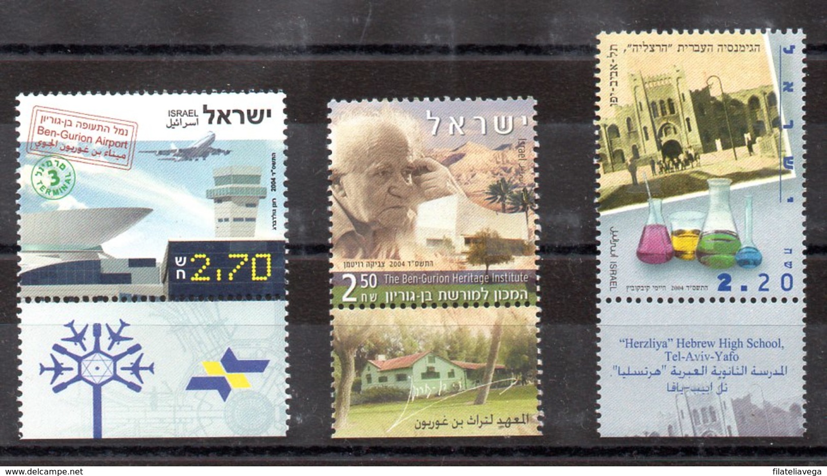 Serie De Israel Nº Yvert 1723+1724+1725 ** - Nuevos (con Tab)